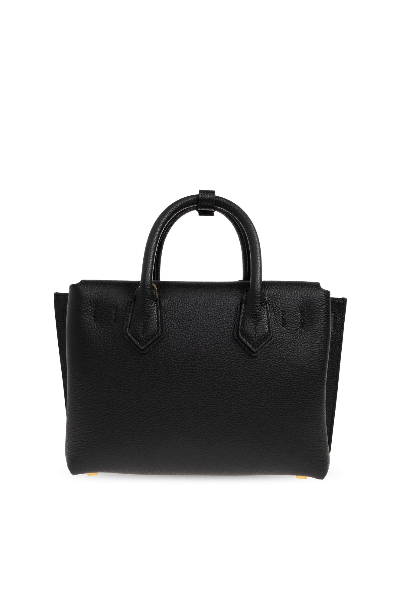MCM Leather handbag with logo | Women's | Vitkac